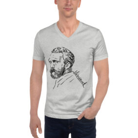 Vincent van Gogh Unisex Short Sleeve V-Neck T-Shirt
